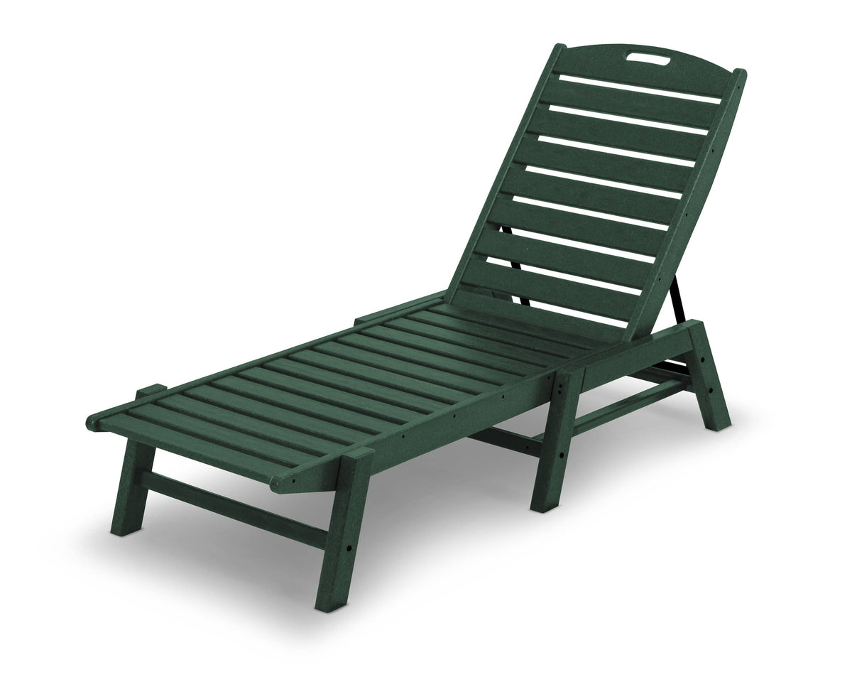 Green Stackable Nautical Chaise E8203