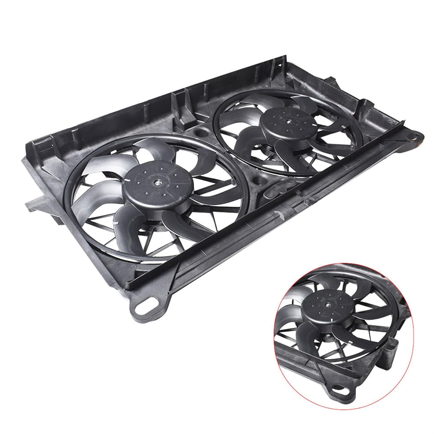 Radiator Cooling Fan Assembly for 2005-2007 Chevrolet Silverado GMC Yukon L280