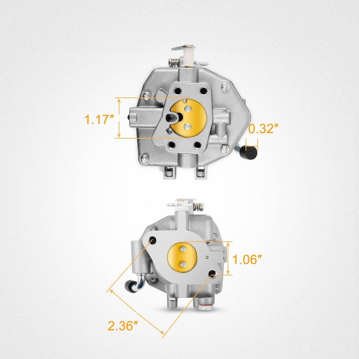 Carburetor with Fuel Filter Pack of 2 E82182