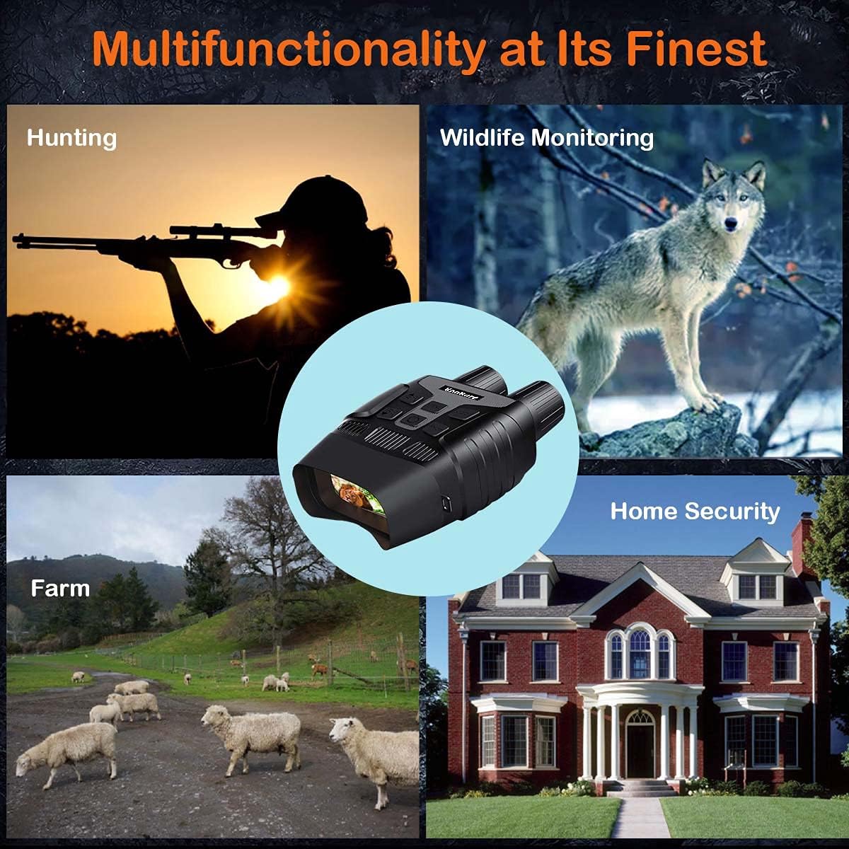 Digital Infrared Night Vision Binoculars with 32G Card H79993