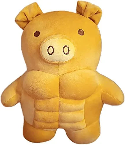 Cartoon Muscle Bear Plush Teddy Bear Large Doll O9517