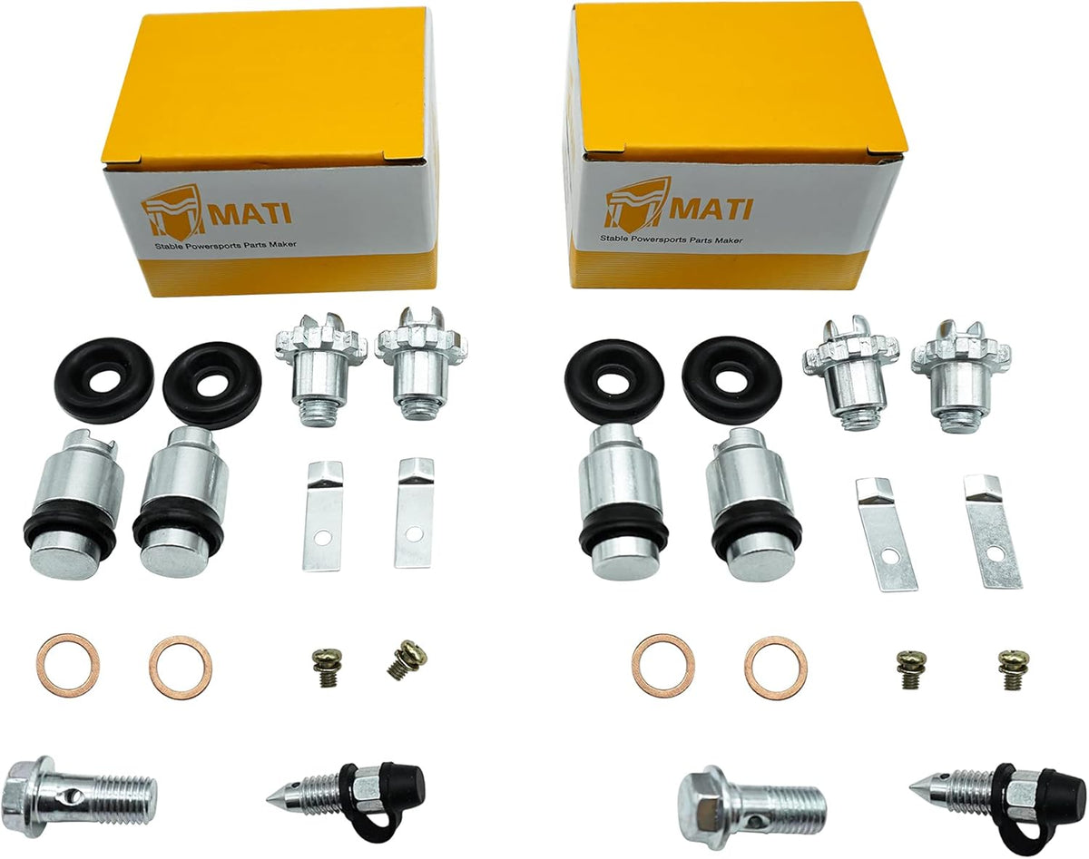 Front Left Right Brake Wheel Cylinder Rebuild Kit Piston Seal Pack of 2 C36924