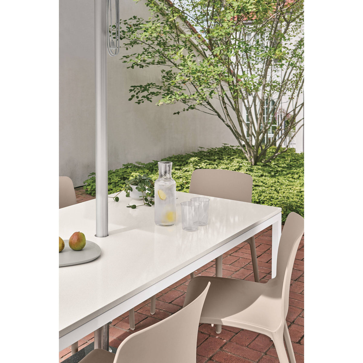 Grey Recycled HDPE Patio Table X157433