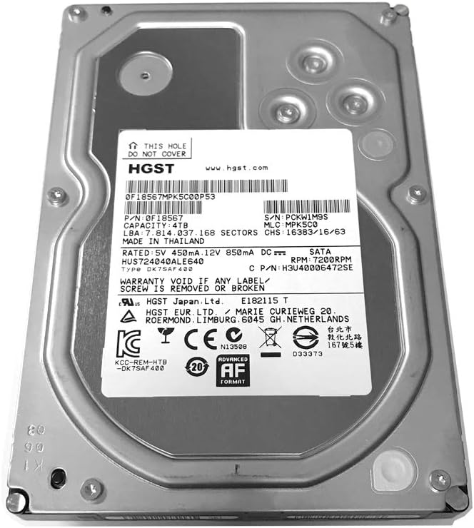 4TB 7200RPM SATA 6.0Gb/s 3.5 inches Internal Enterprise Hard Drive M87343