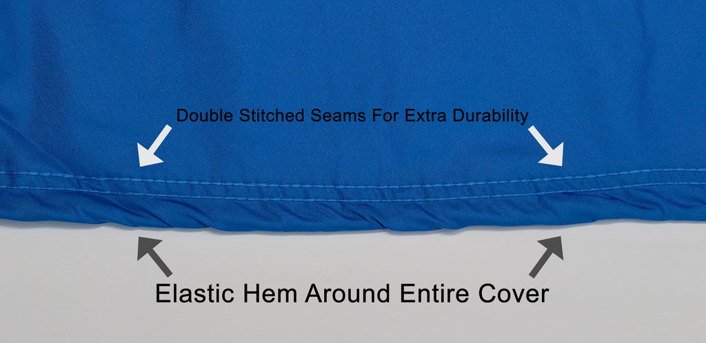 Blue / Black All Weather Trailerable Jet Ski Cover with Trailer Straps and Storage Bag D7021