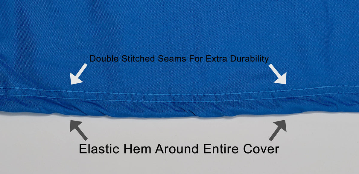 Blue / Black All Weather Trailerable Jet Ski Cover with Trailer Straps and Storage Bag D7021