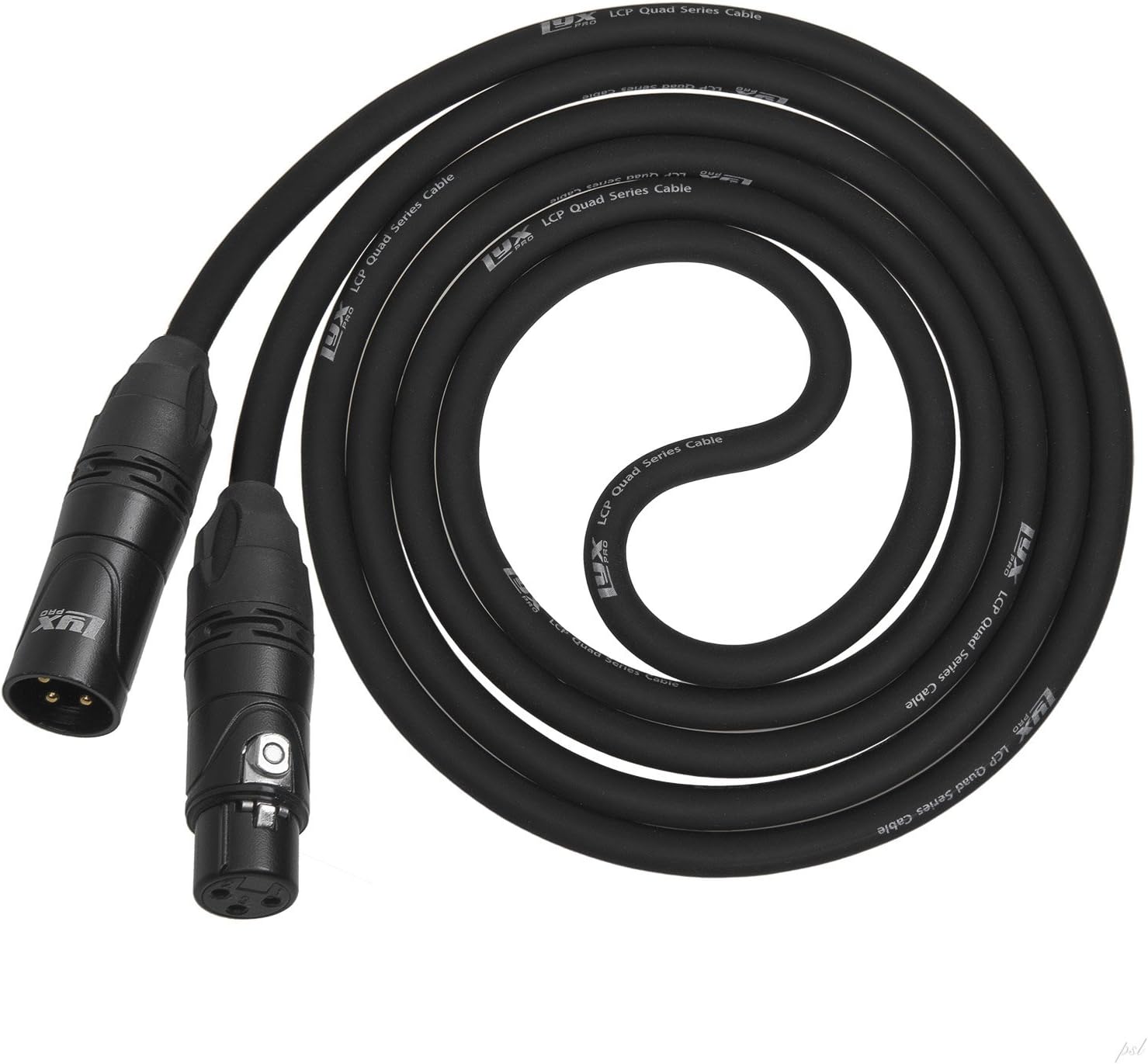 Black 100 ft XLR Microphone Cable P4773