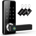 Black Fingerprint Digital Door Lock with Handle G591