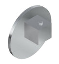 Polished Chrome Round Thermostatic Valve Trim Plate with Square Handle V865241
