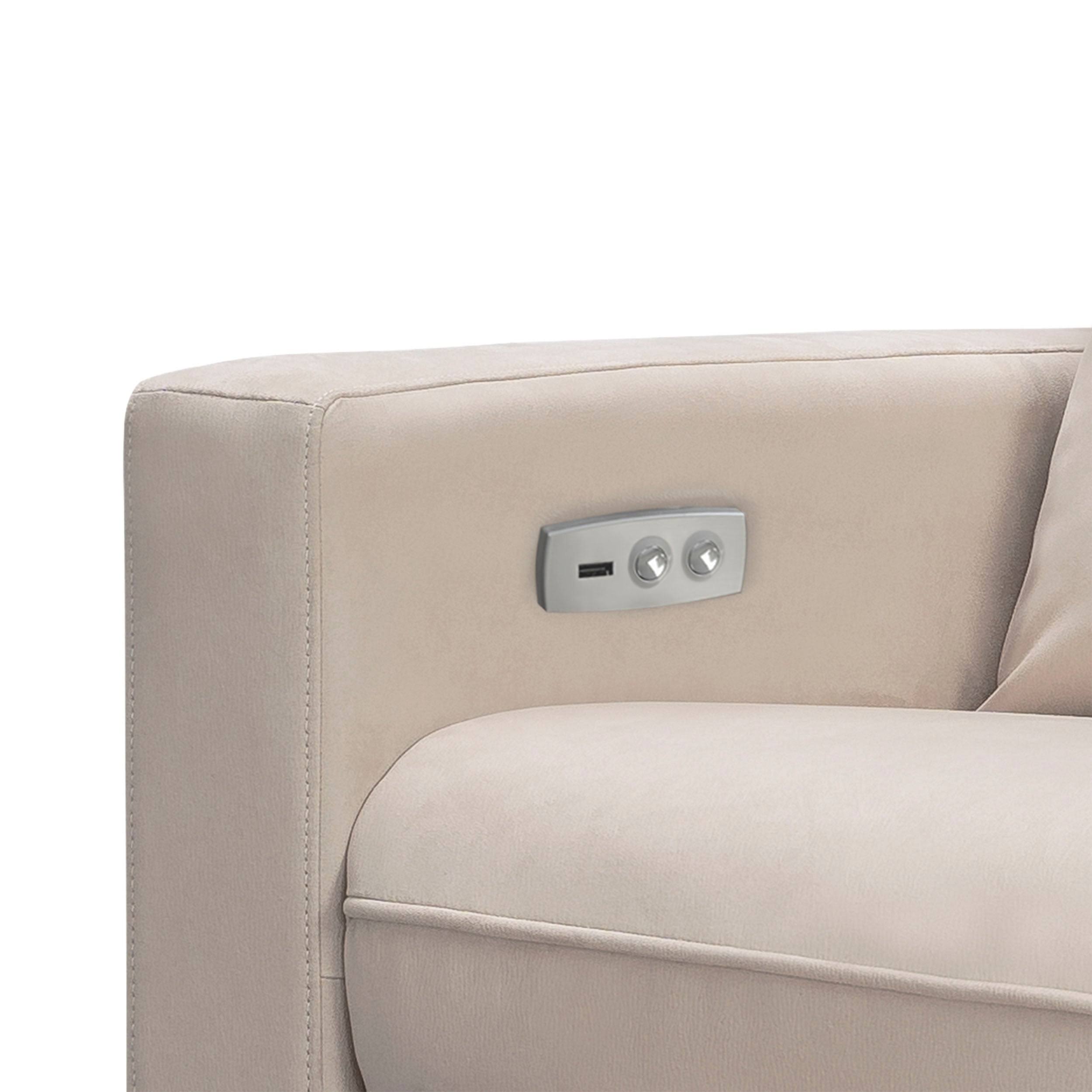 Charcoal Swivel Glider Power Recliner P56477