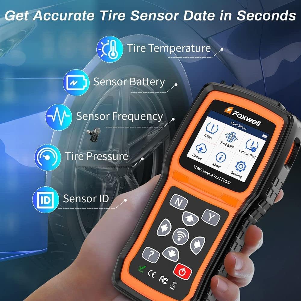 TPMS Sensor Relearn Tool with TPMS Sensor Activation N678