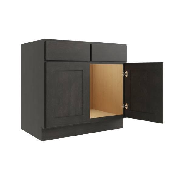 30x22 W Sink Base Cabinet, Smoky Grey S16959
