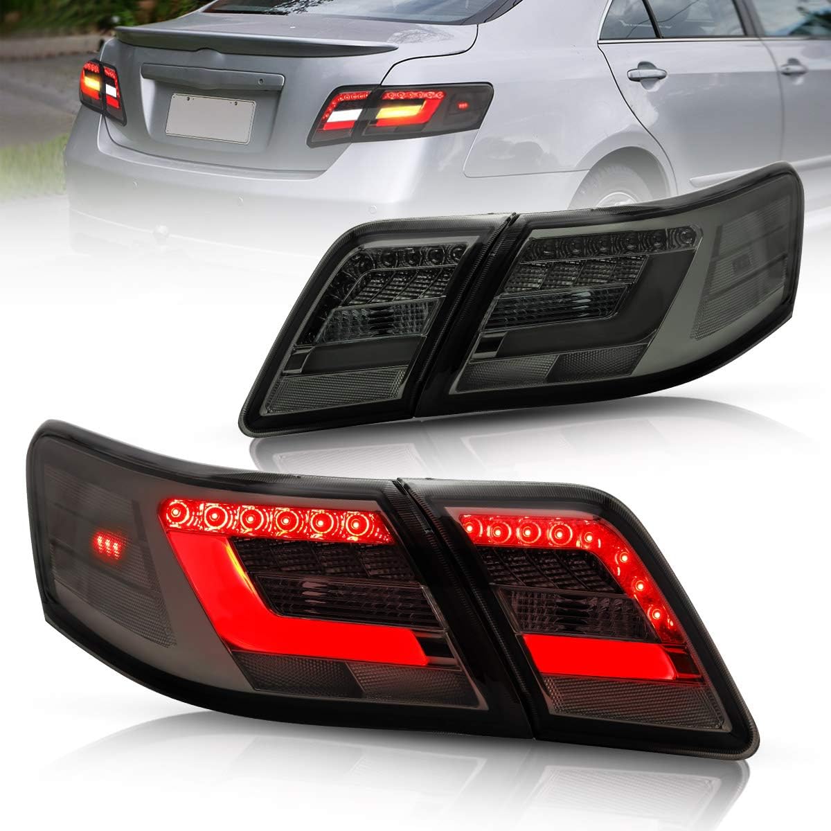 Smoke LED Tail Lights for Toyota Camry 2007-2011 B812618