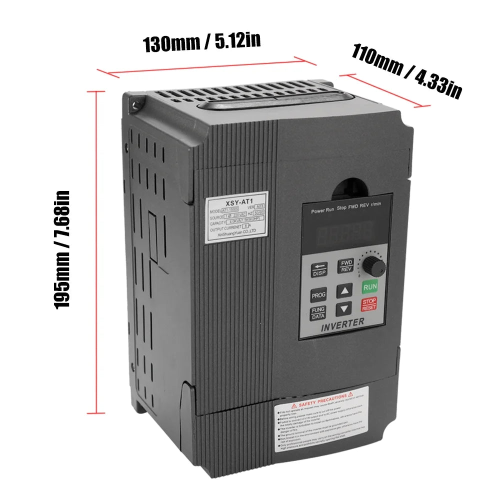 2.2KW 220 V AC Motor Drive Variable Inverter R6512
