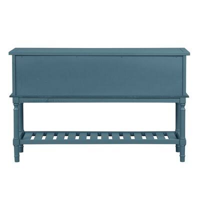 Navy Blue 2 Drawers Console Table E851