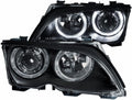 Projector Headlights with Halo Black U294416