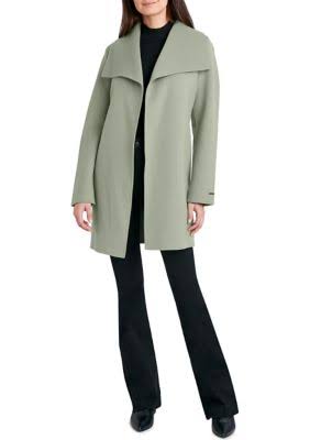 Sage Double Face Wool Coat I853314