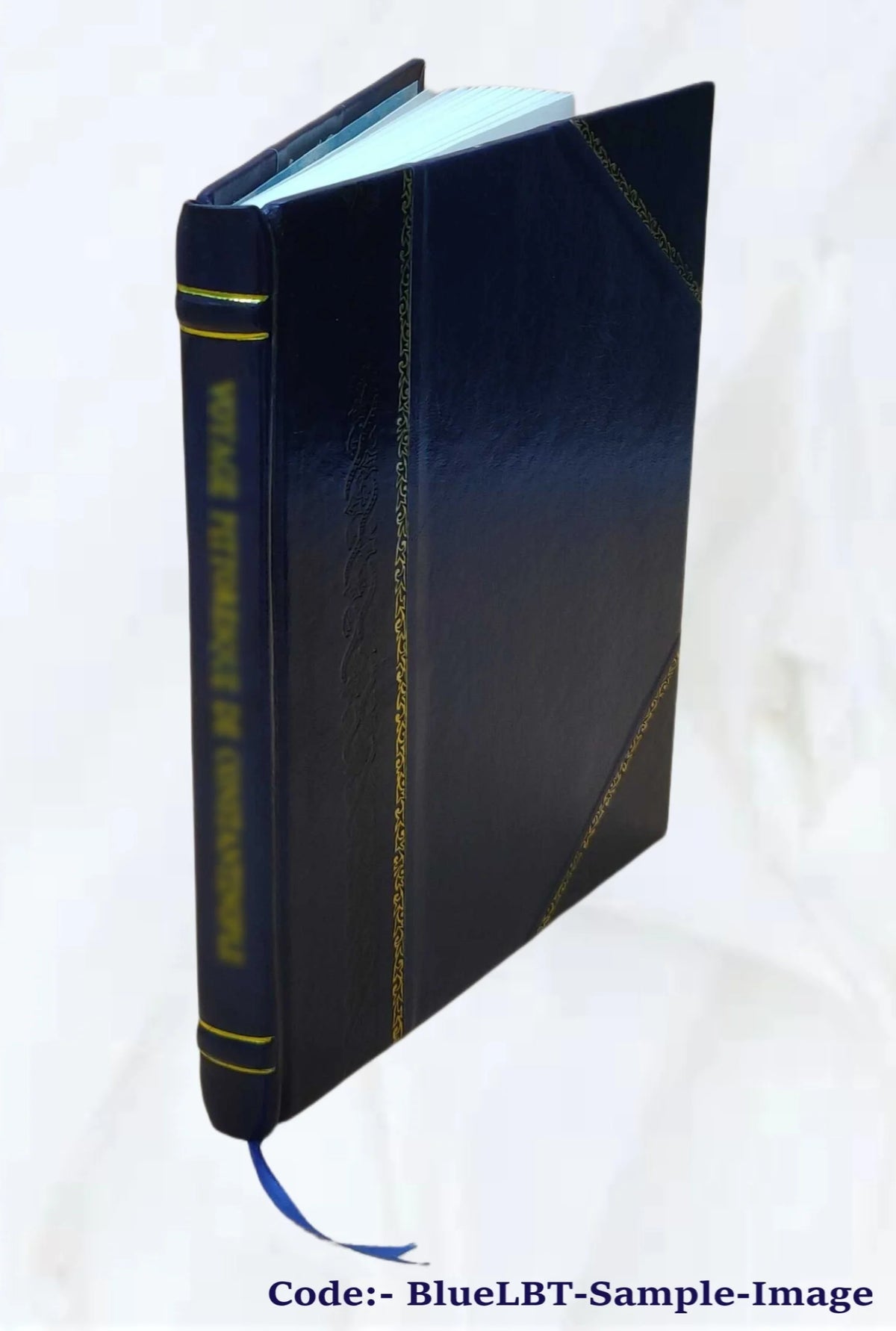 1918 Leather Bound Book Z6579