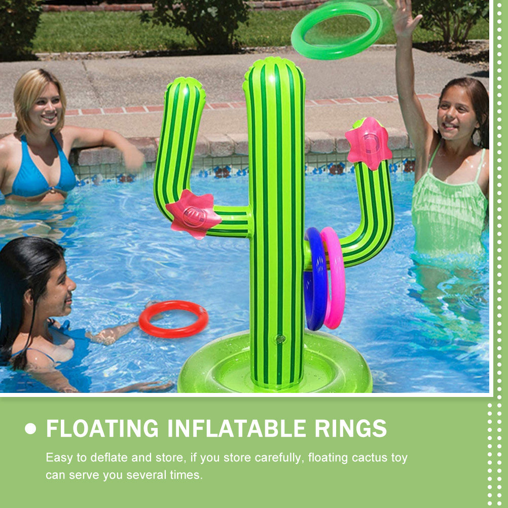 Cactus Ring Kids Pool Toys Floating Inflatable Rings 3 Sets Pvc Z6883