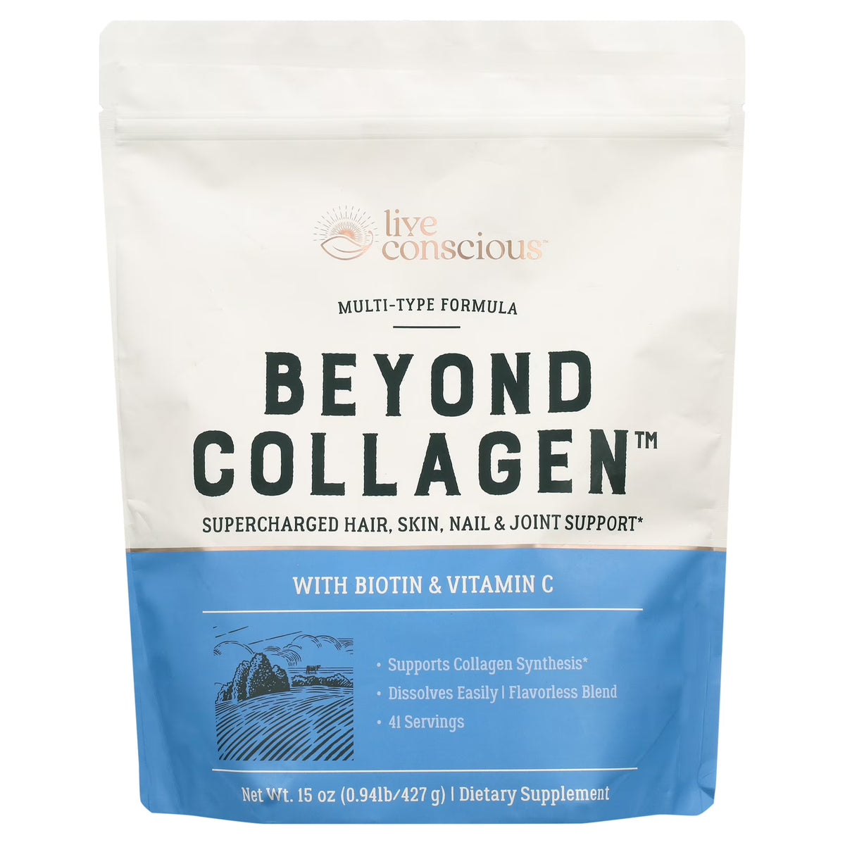 Beyond Collagen Powder with Biotin & Vitamin C, 10g, 41 Servings T461