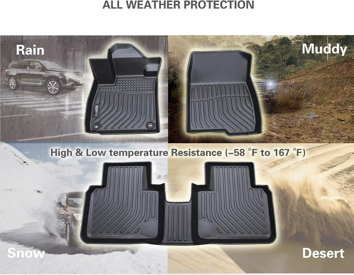 Custom Fit Car Floor Mat Front & Rear 2 Row Full Liner S203519