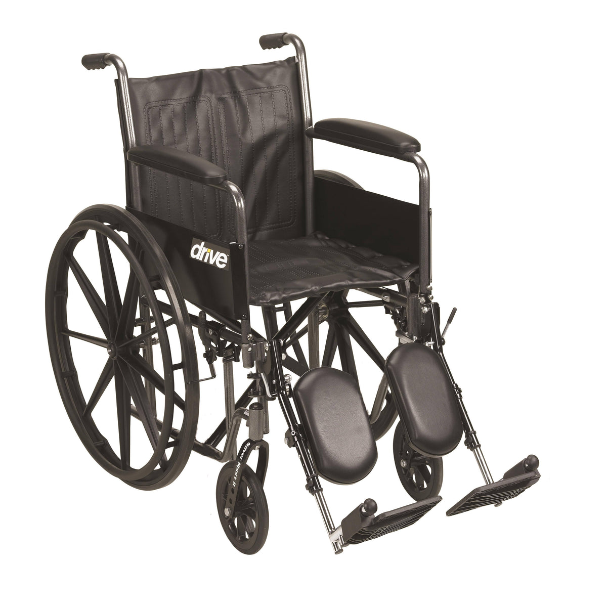 Silver Sport 2 Wheelchair Detachable Full Arms Elevating Leg Rests 16x22 Seat M468989