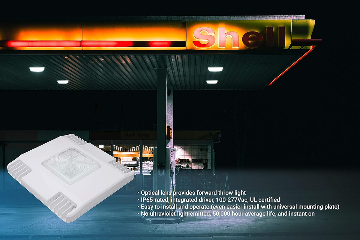 150W 5000K 18000 Lumens LED Waterproof Canopy Light Fixture X606118