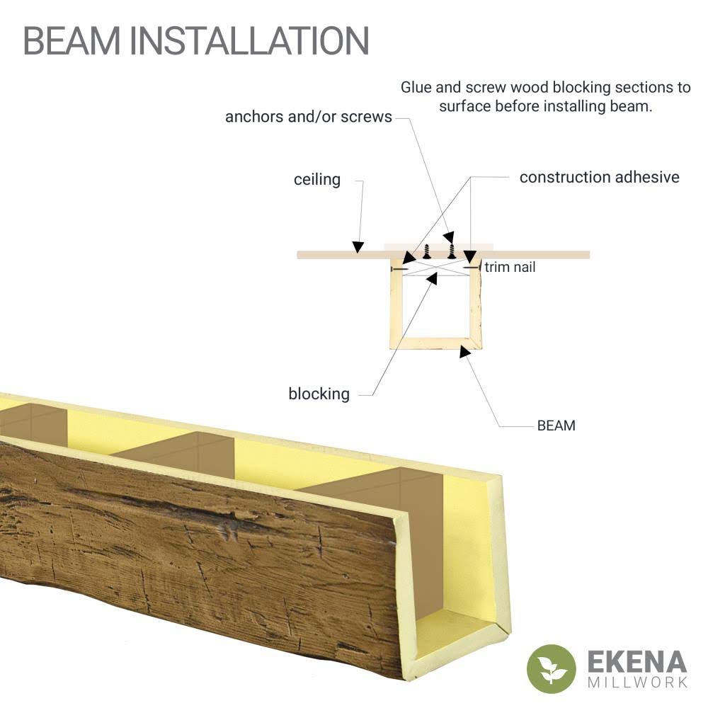 Natural Faux Wood Ceiling Beam R3167