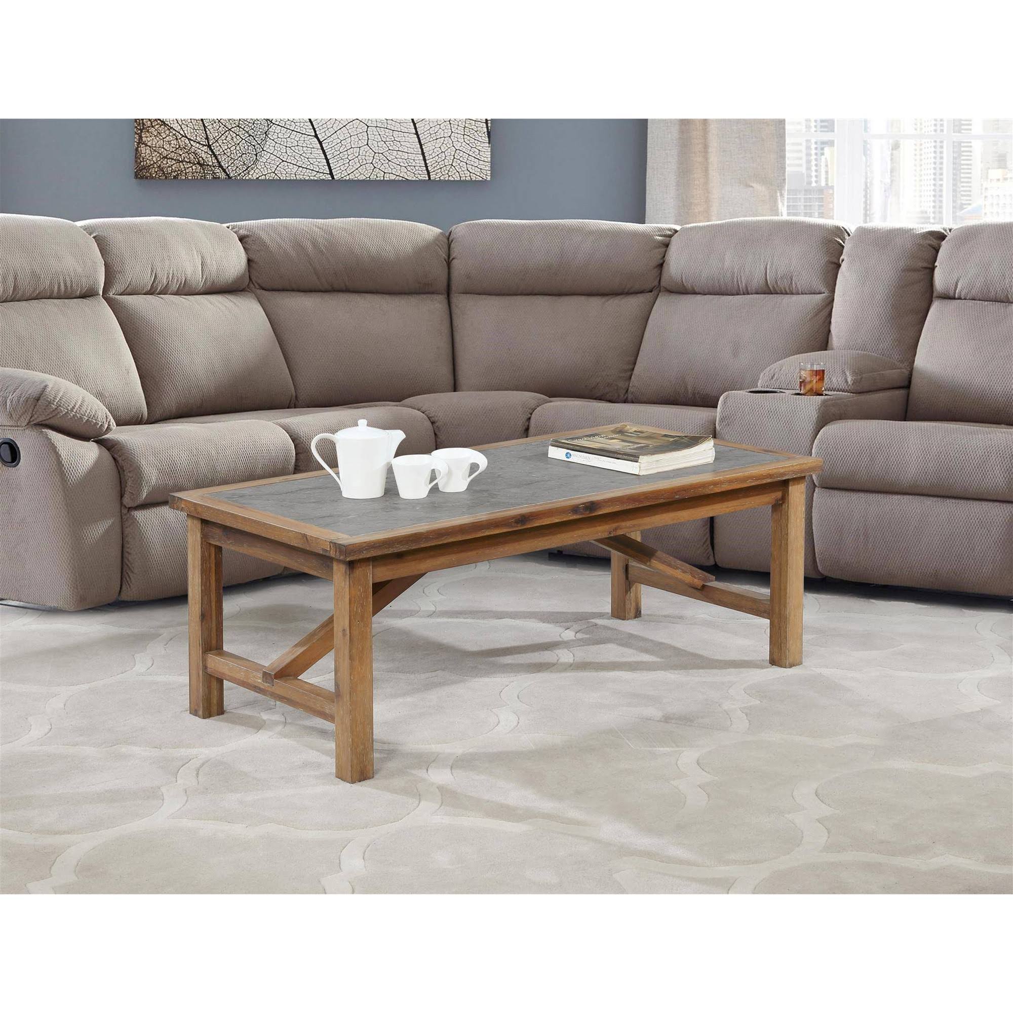 Rustic Coffee Table, Brown X342797