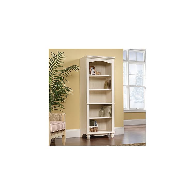 Antiqued White Library Bookcase T75613