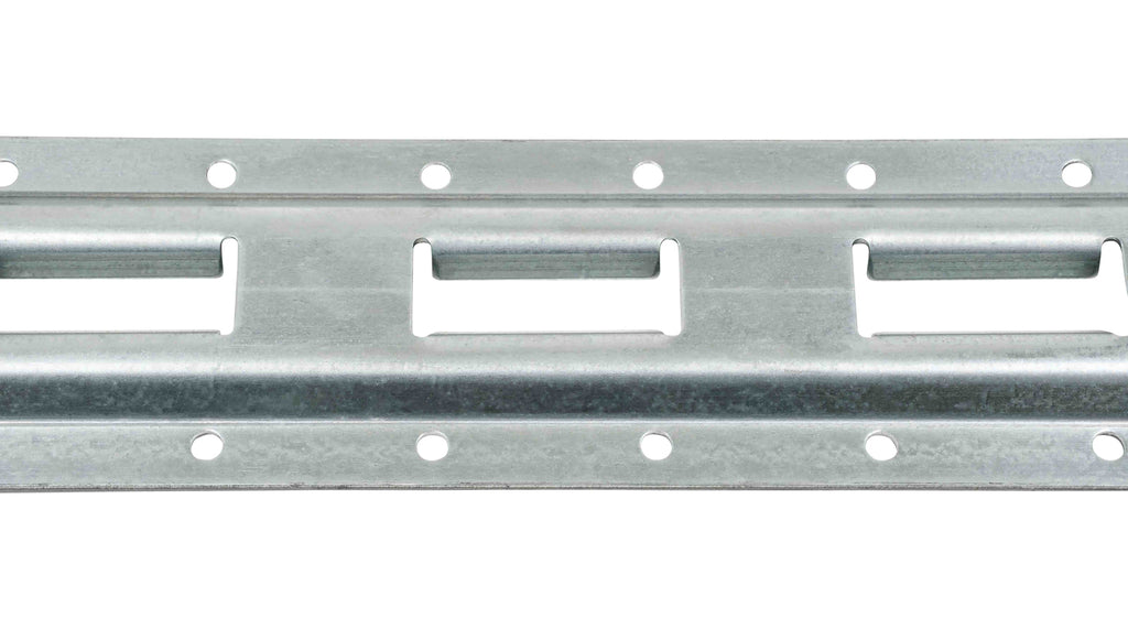 (8 Pack) 5' Vertical Galvanized Steel Bolt-On E-Track Tie-Down Rail W164613