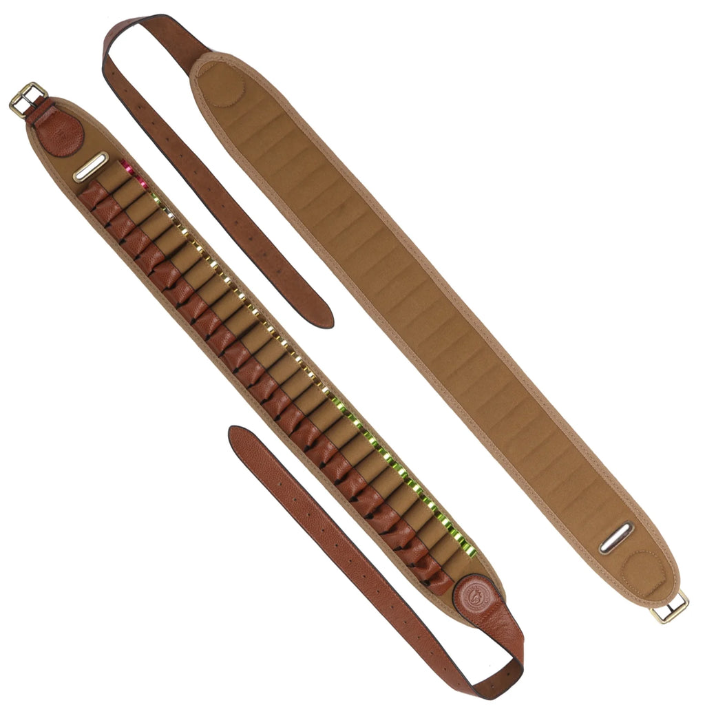 Brown Canvas Shot Shell Ammo Holder H932