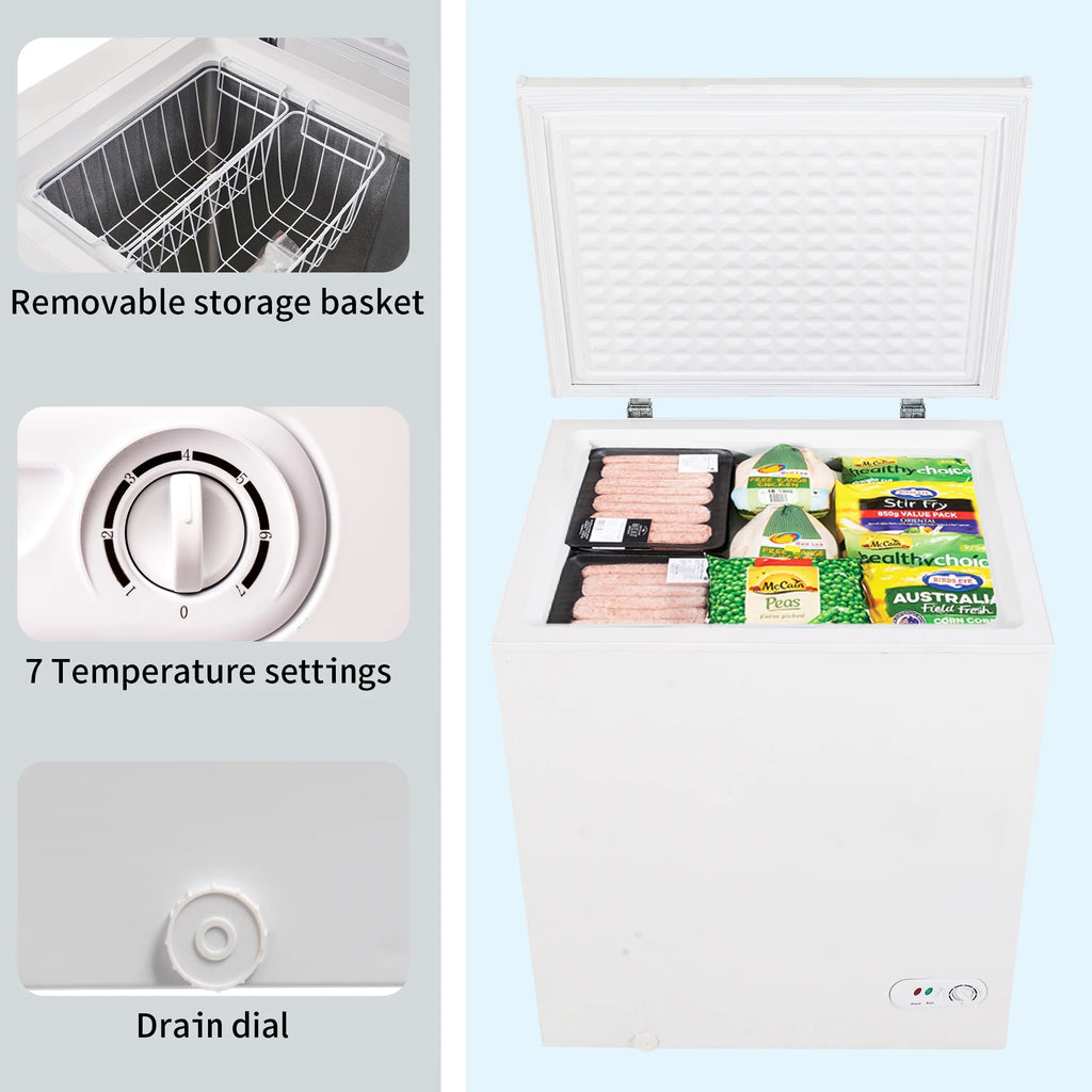 5 Cubic Feet Chest Freezer with Removable Basket E441992