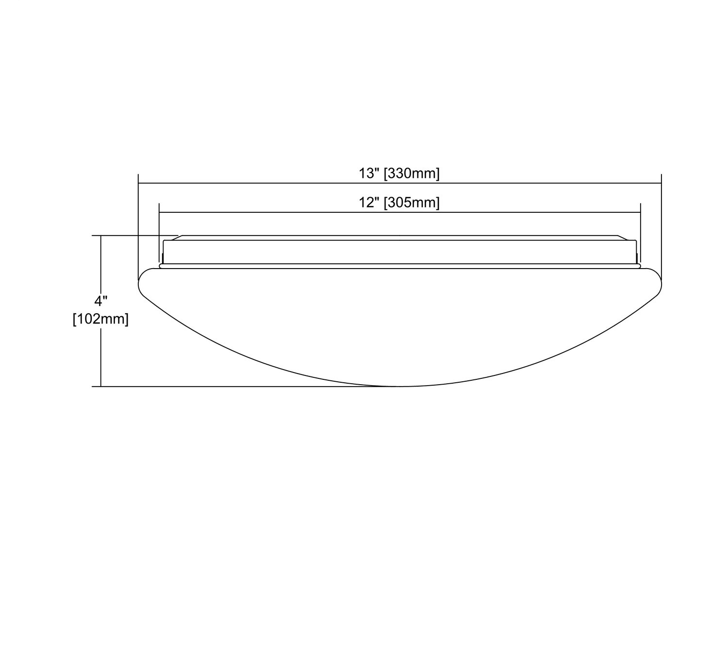 White LED Flush Mount N254817