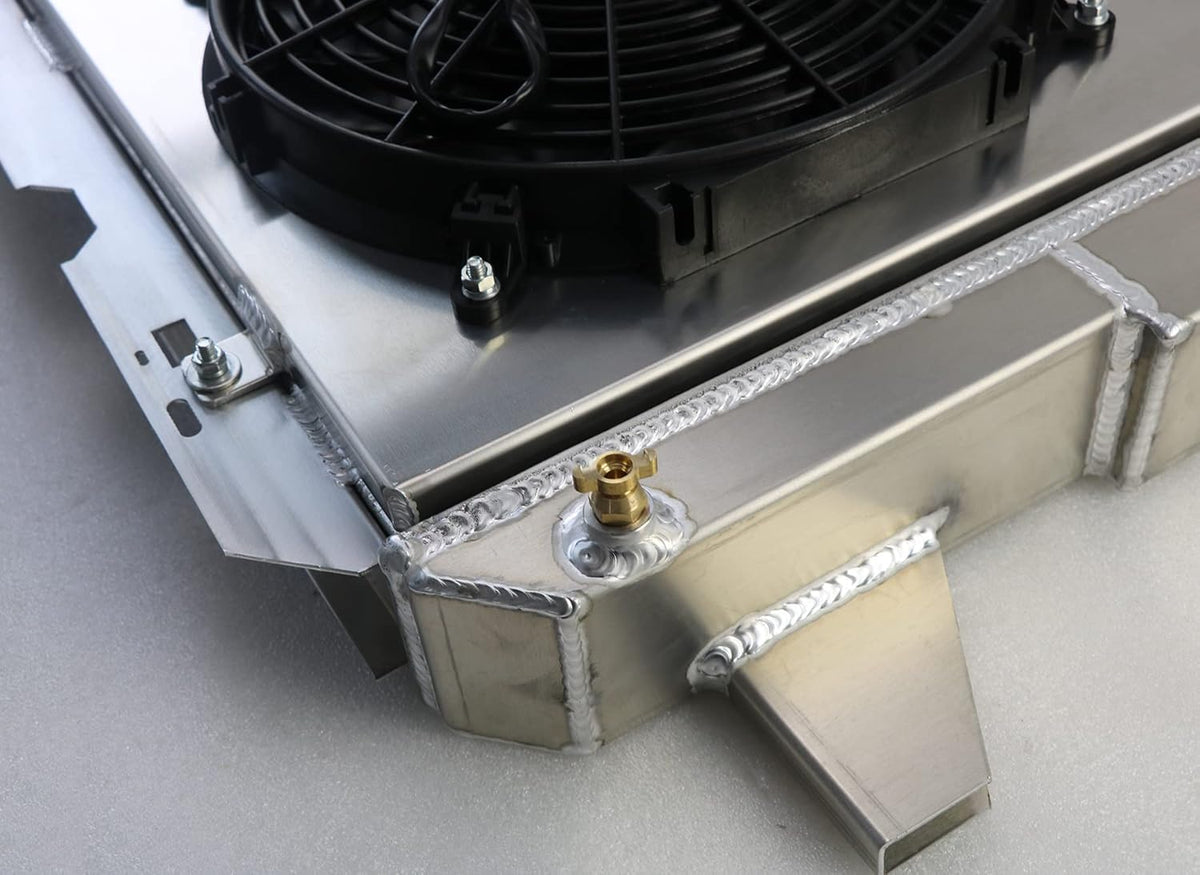 All Aluminum 3 Row Radiator with Shroud Fan Relay Kit S893134