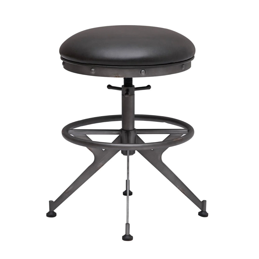 Charcoal Brown Desk Stool D71388