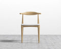 Chartreuse Walnut Stain Elbow Chair N41070
