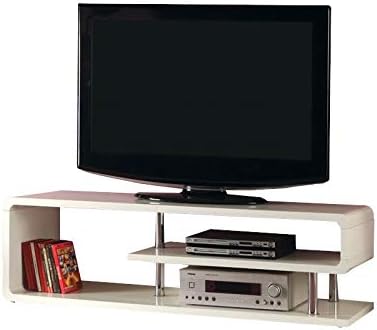 White 55-inch Wood TV Stand Z90126