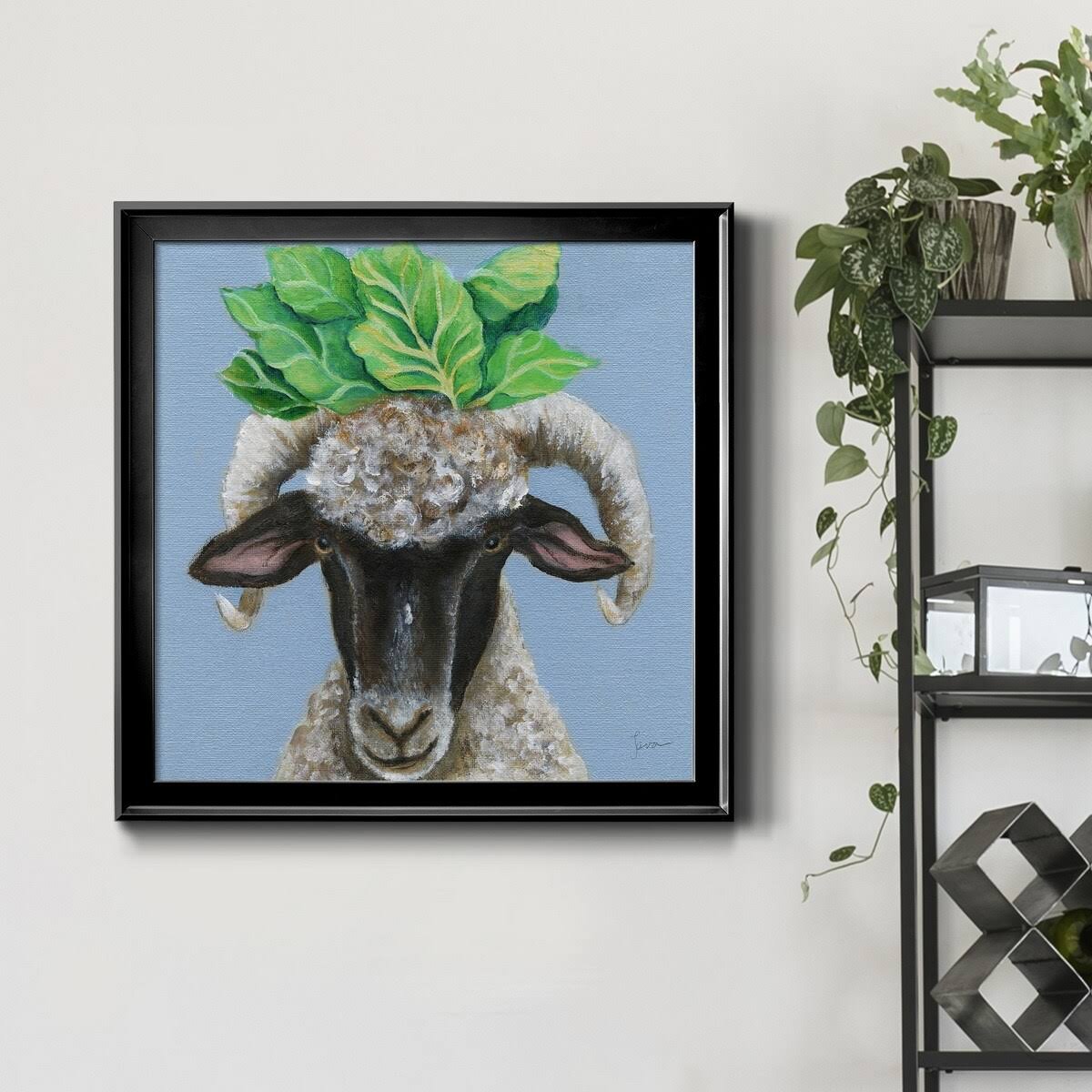 Silver 24x24 Canvas L421767