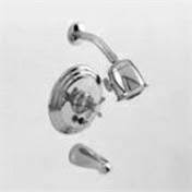 White Balanced Pressure Tub and Shower Trim Set S980546