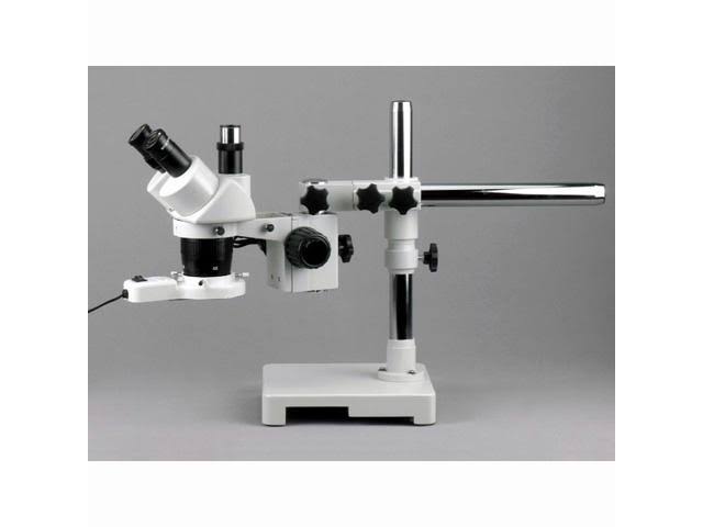 20X 40x Stereo Boom Microscope with Fluorescent Light and 5MP Camera K726