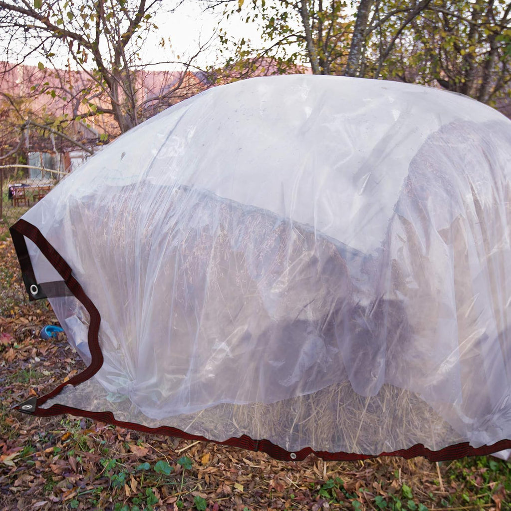 6.5 x 6.5 Feet PE Tarp with Elastic Rope I1777
