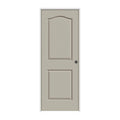 24 in. x 80 in. Textured Solid Core Molded Composite MDF Single Prehung Interior Door S347798