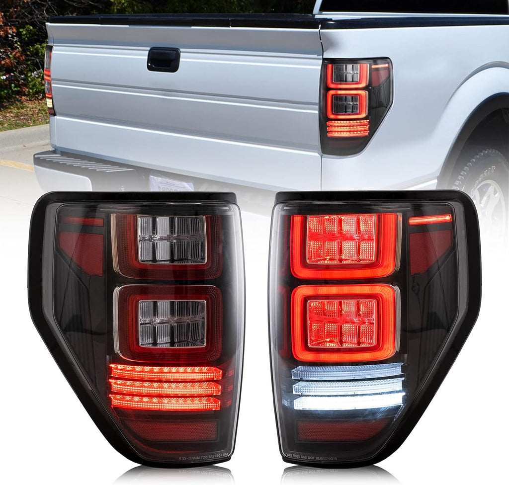 Clear LED Tail Lights for Pickup Truck G23651
