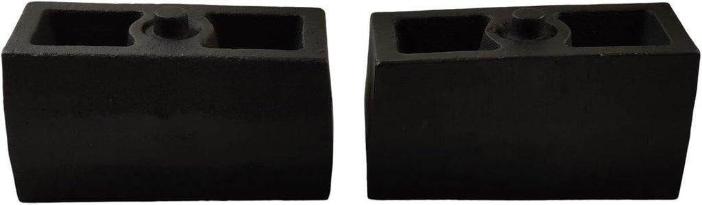 1.5 Rear Suspension Lift Cast Iron Blocks with 12.5 Square Leaf Spring Axle U Bolts M11802