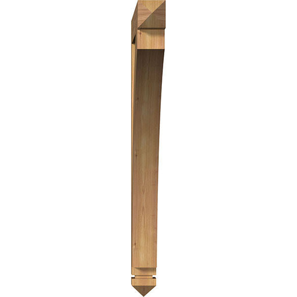 3 1/2x22W x 36x22D x 40x22H Western Red Cedar Bracket Q97609
