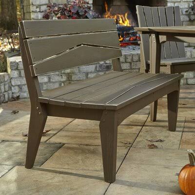 Olive Gray Wash Garden Bench X1505