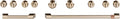Brushed Bronze Range Cooktop Handle Knob L604