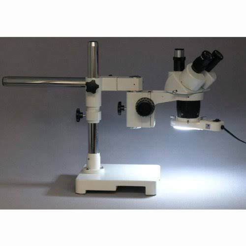 20X 40x Stereo Boom Microscope with Fluorescent Light and 5MP Camera K726