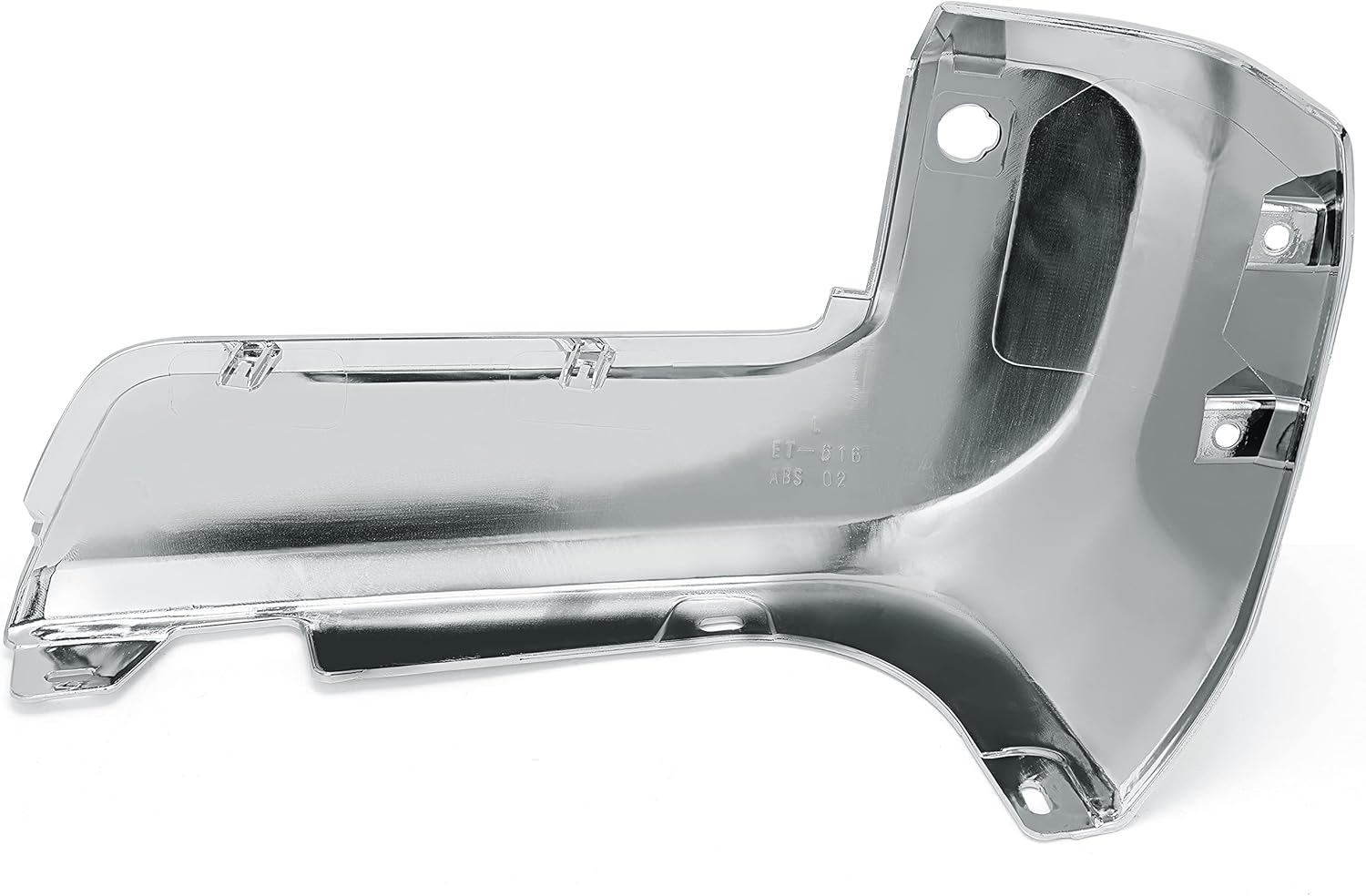 Chrome Rear Bumper End Cap with Sensor Hole Pair for Toyota Tacoma B65529